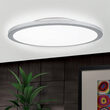 Plafoniera moderna cromata LED 40W/3200lm/3000K, Greg DL 7-629/40 TITAN Orion